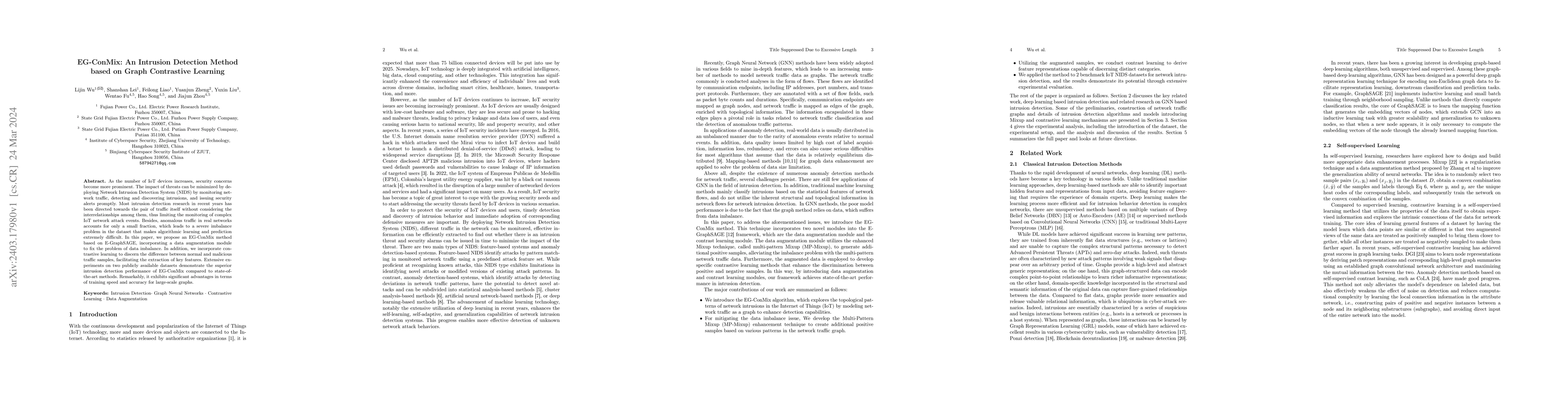 Thumbnail for EG-ConMix: An Intrusion Detection Method based on Graph Contrastive
  Learning