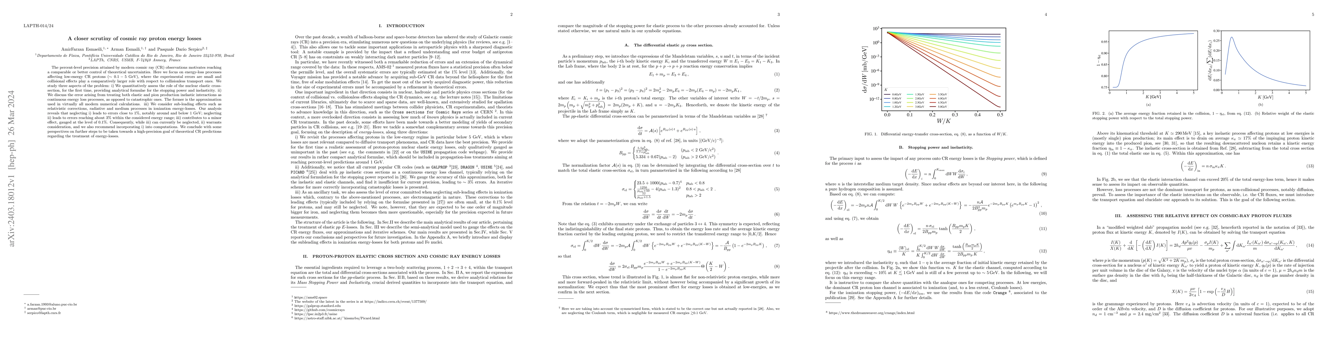 Thumbnail for A closer scrutiny of cosmic ray proton energy losses