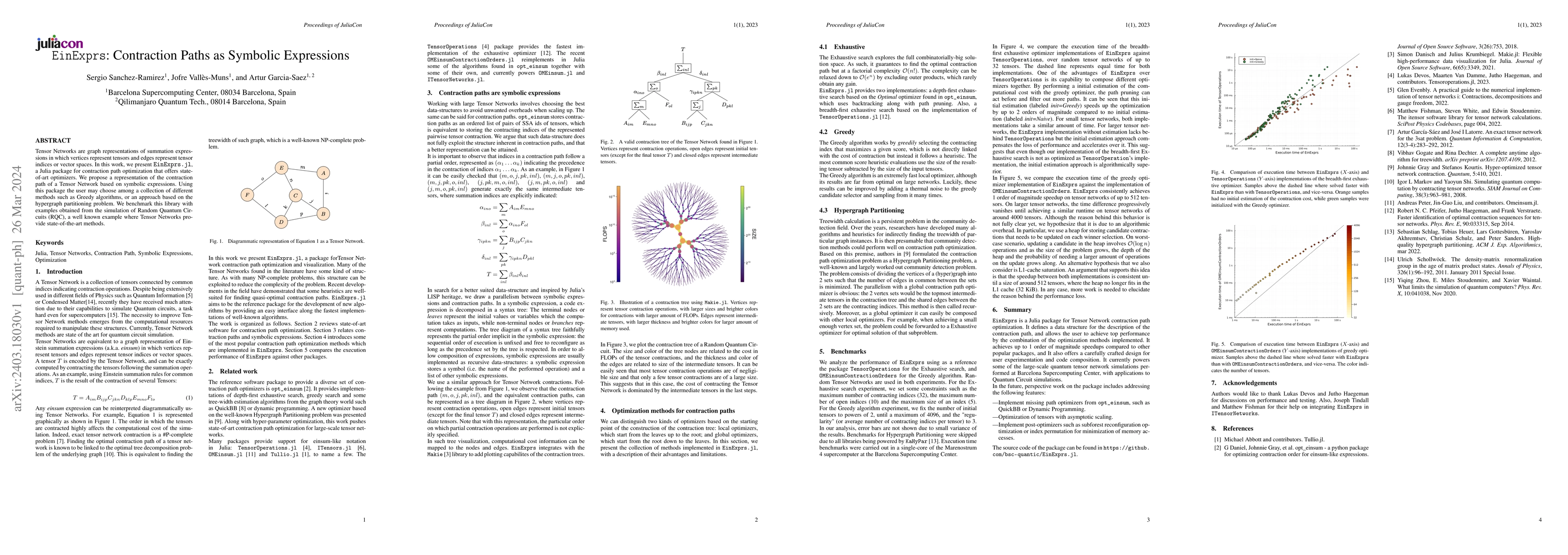Thumbnail for EinExprs: Contraction Paths of Tensor Networks as Symbolic Expressions