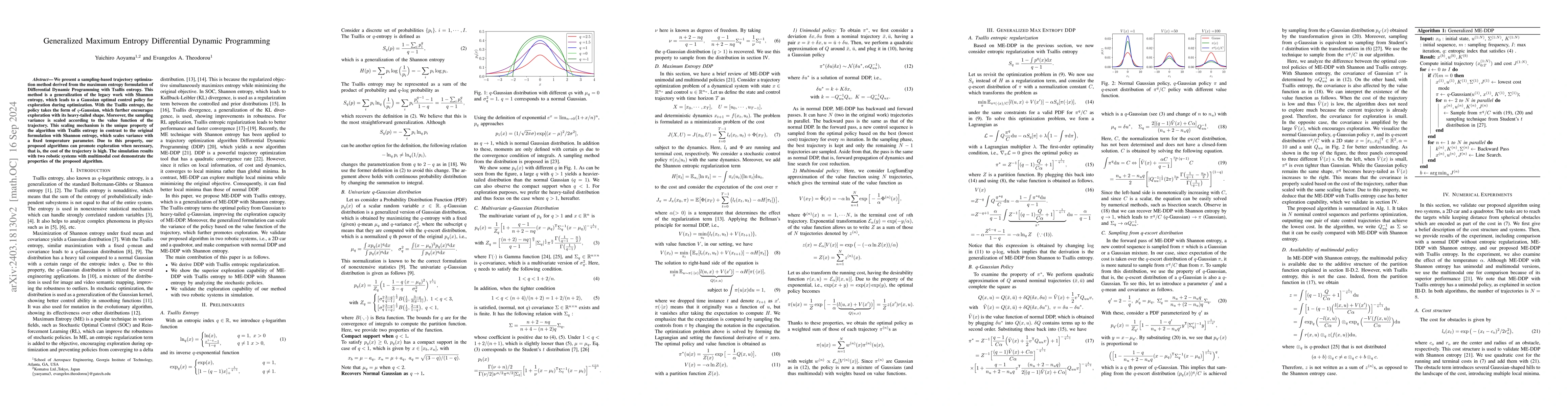 Thumbnail for Generalized Maximum Entropy Differential Dynamic Programming