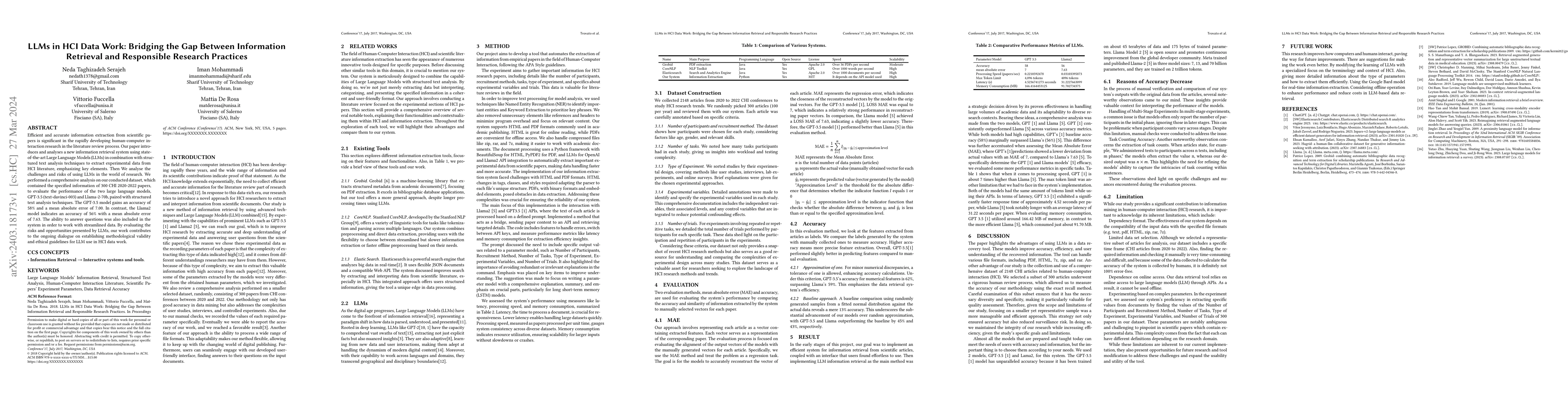 Thumbnail for LLMs in HCI Data Work: Bridging the Gap Between Information Retrieval
  and Responsible Research Practices