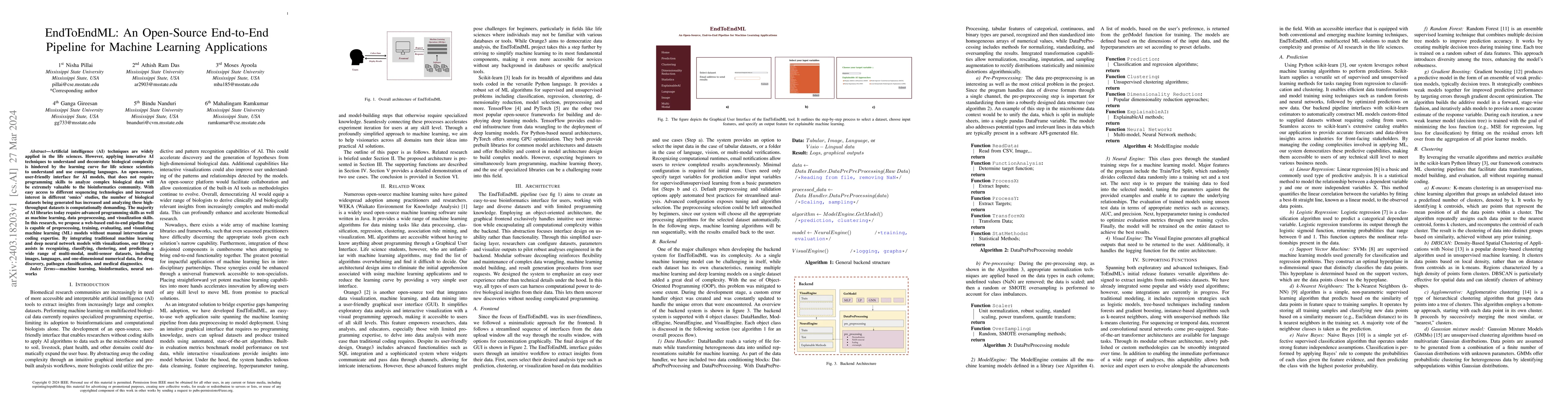Thumbnail for EndToEndML: An Open-Source End-to-End Pipeline for Machine Learning
  Applications