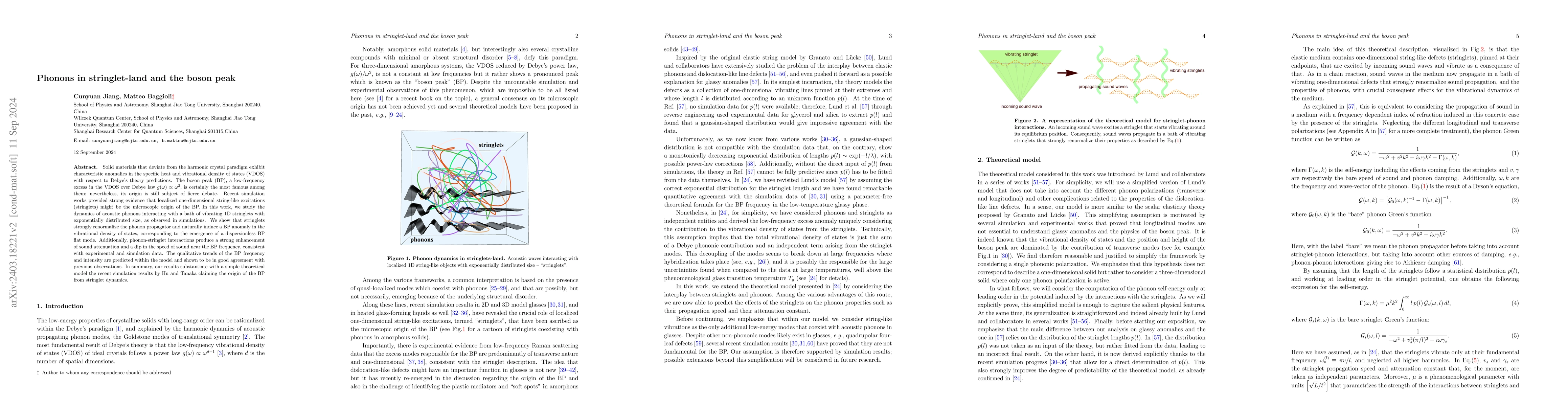 Thumbnail for Phonons in stringlet-land and the boson peak