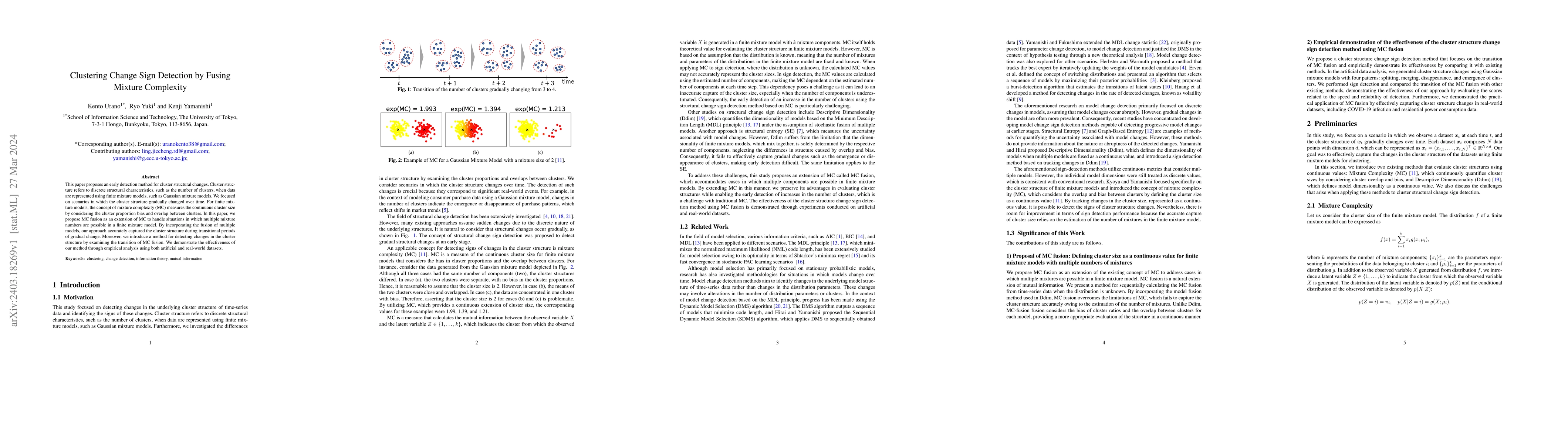 Thumbnail for Clustering Change Sign Detection by Fusing Mixture Complexity