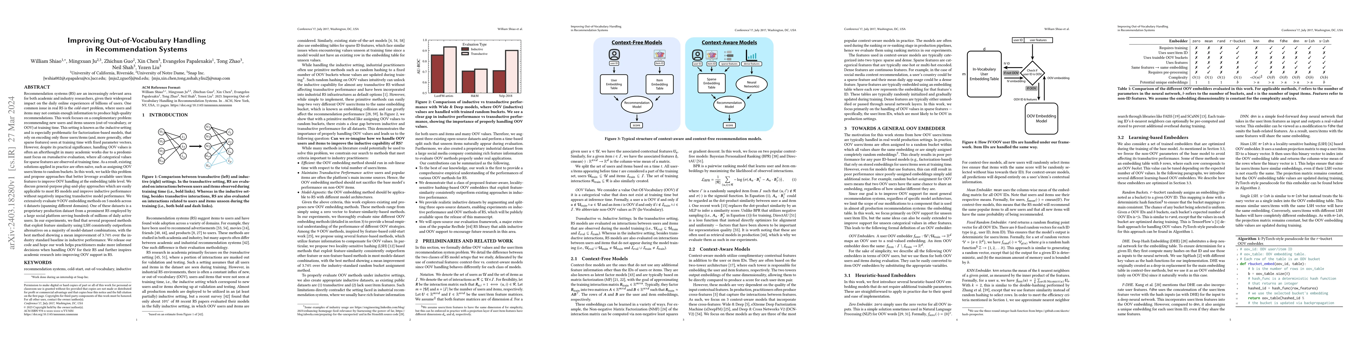 Thumbnail for Improving Out-of-Vocabulary Handling in Recommendation Systems