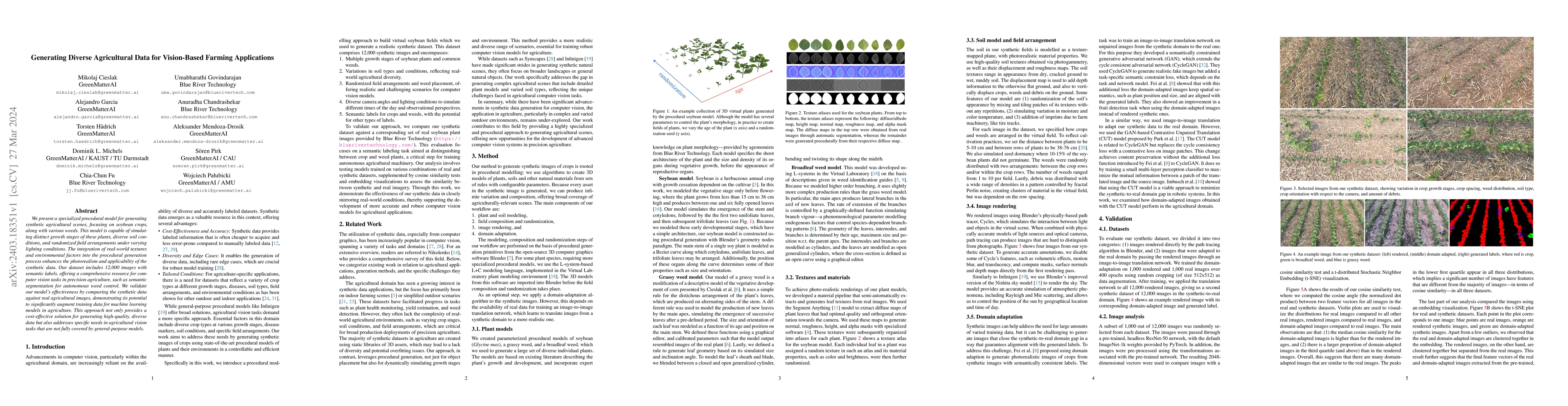 Thumbnail for Generating Diverse Agricultural Data for Vision-Based Farming
  Applications