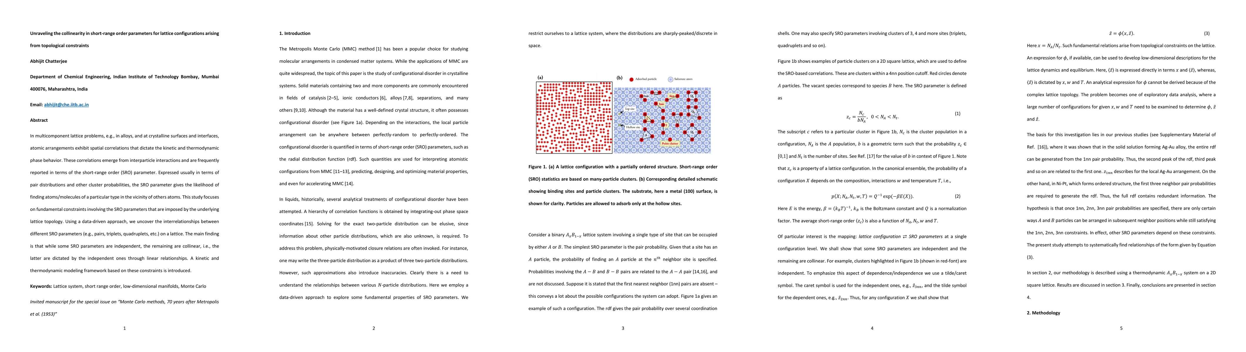 Thumbnail for Unraveling the collinearity in short-range order parameters for lattice
  configurations arising from topological constraints