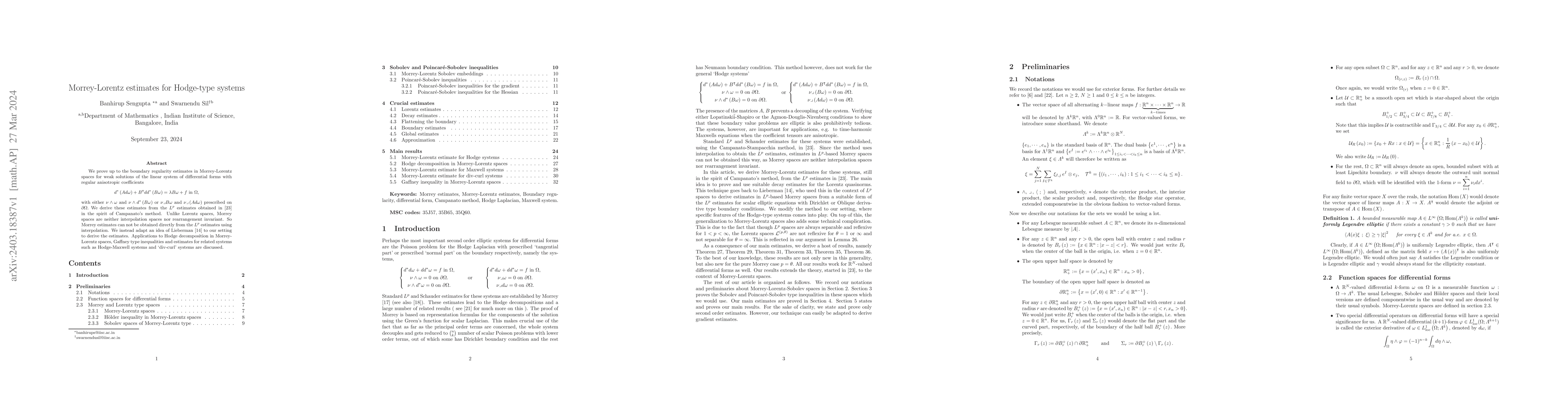 Thumbnail for Morrey-Lorentz estimates for Hodge-type systems