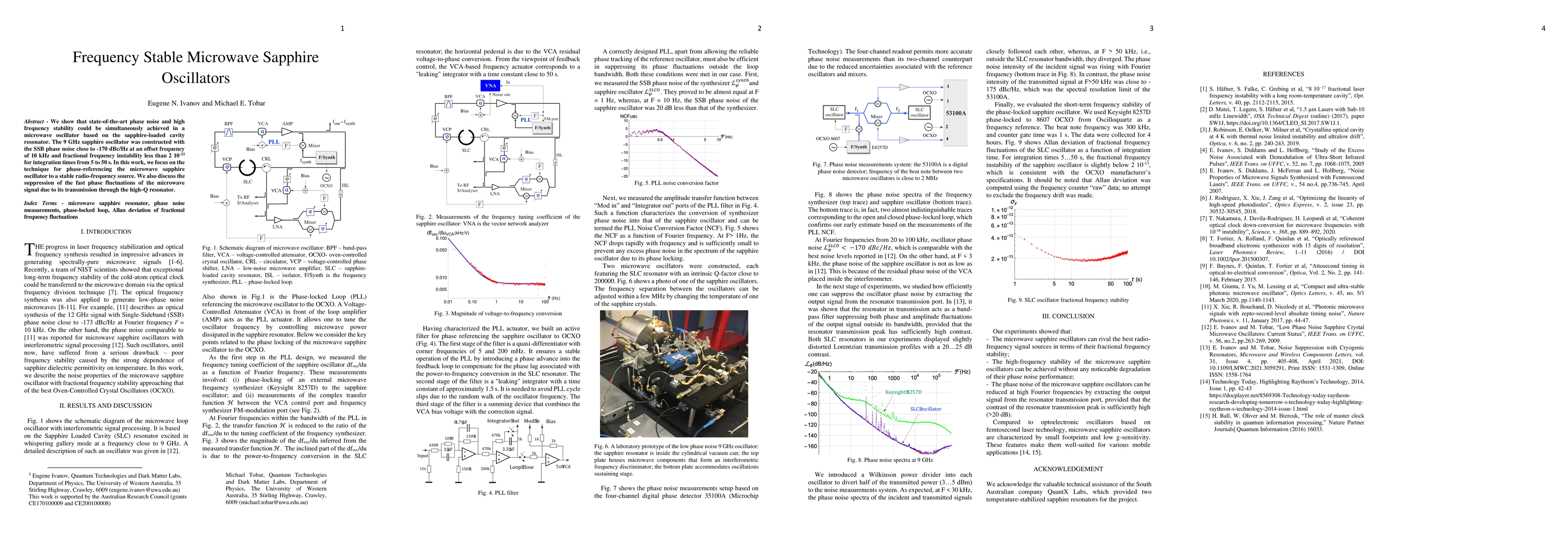 Thumbnail for Frequency Stable Microwave Sapphire Oscillators