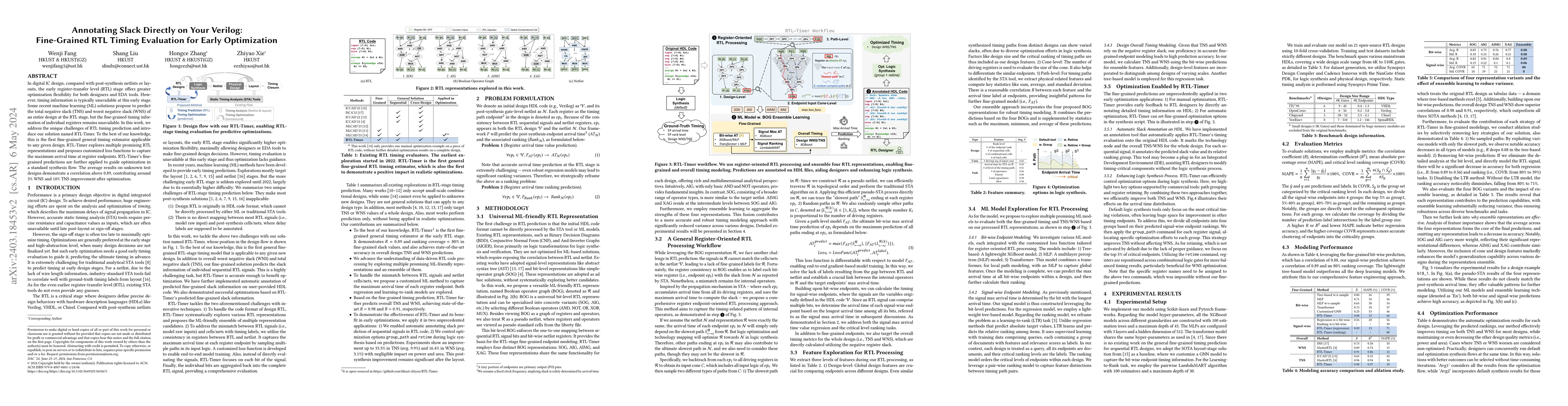 Thumbnail for Annotating Slack Directly on Your Verilog: Fine-Grained RTL Timing
  Evaluation for Early Optimization
