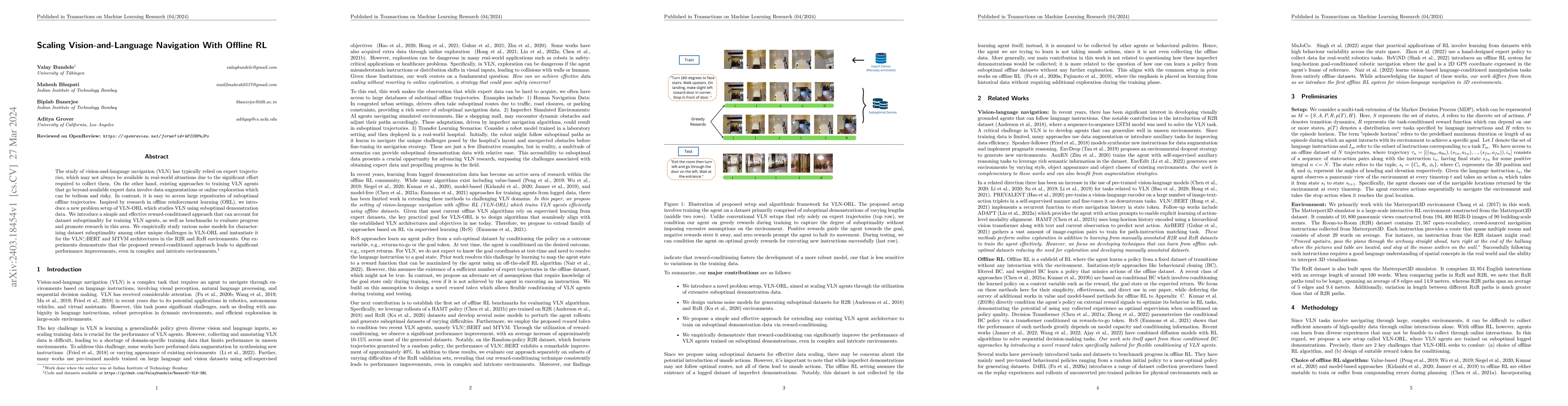 Thumbnail for Scaling Vision-and-Language Navigation With Offline RL