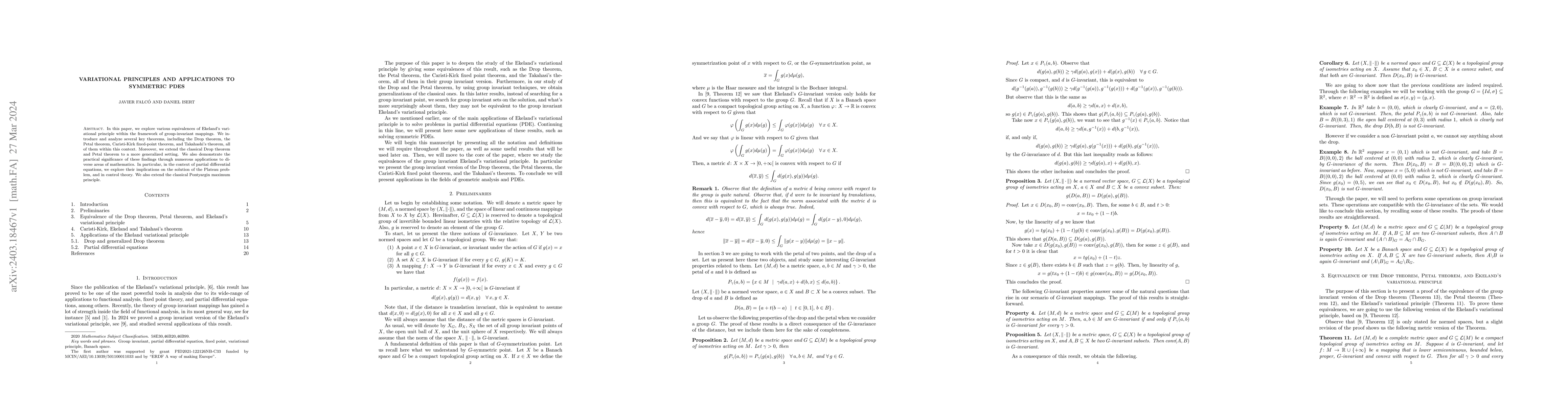 Thumbnail for Variational principles and apllications to symmetric PDEs