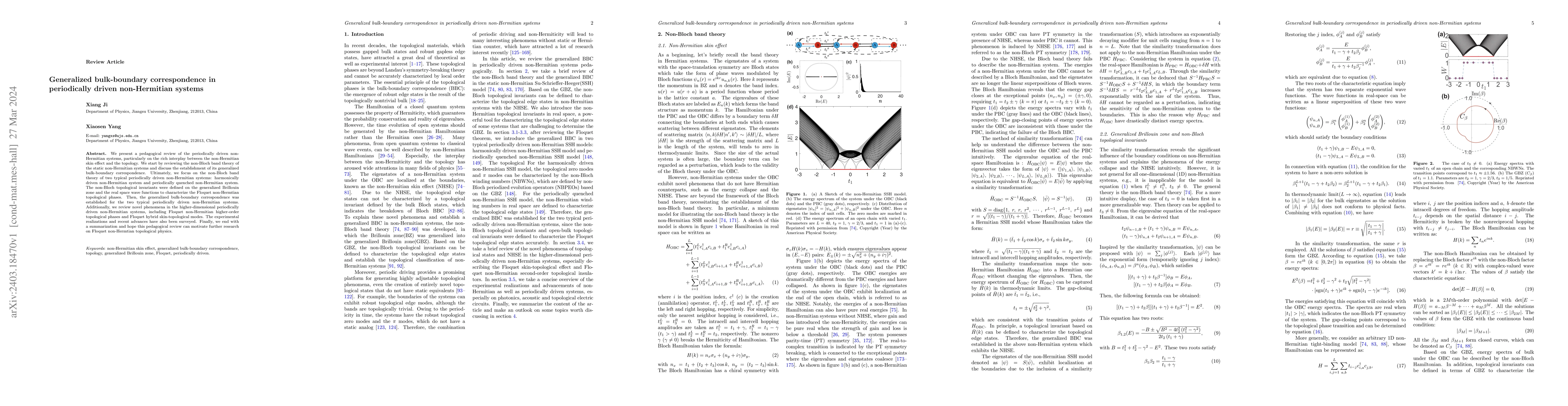 Thumbnail for Generalized bulk-boundary correspondence in periodically driven
  non-Hermitian systems