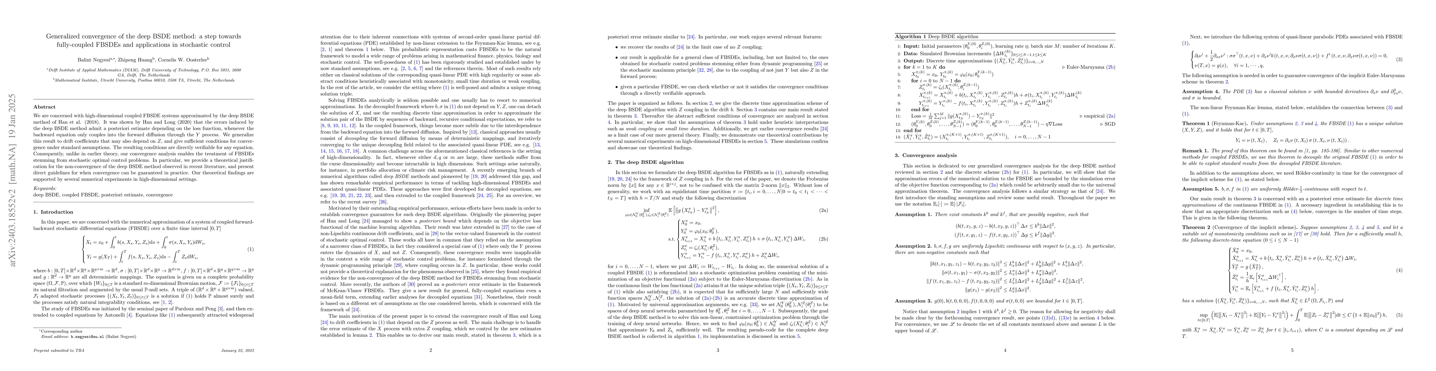 Thumbnail for Generalized convergence of the deep BSDE method: a step towards
  fully-coupled FBSDEs and applications in stochastic control