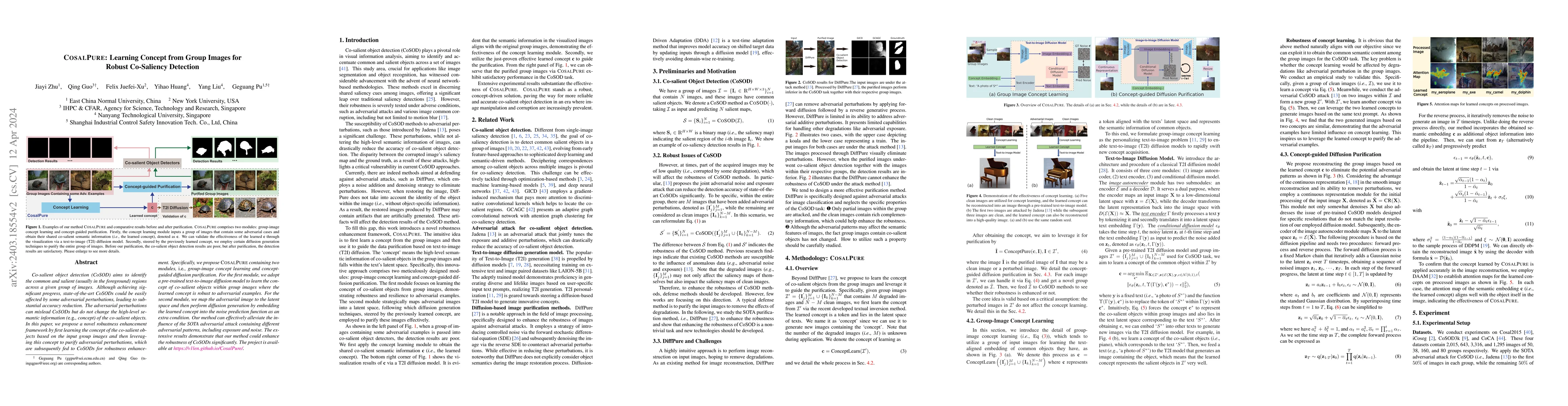 Thumbnail for CosalPure: Learning Concept from Group Images for Robust Co-Saliency
  Detection