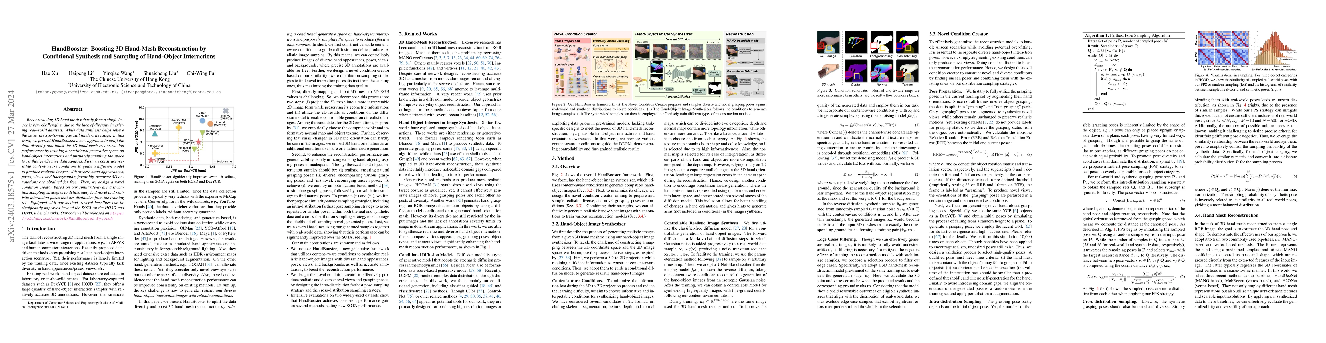 Thumbnail for HandBooster: Boosting 3D Hand-Mesh Reconstruction by Conditional
  Synthesis and Sampling of Hand-Object Interactions