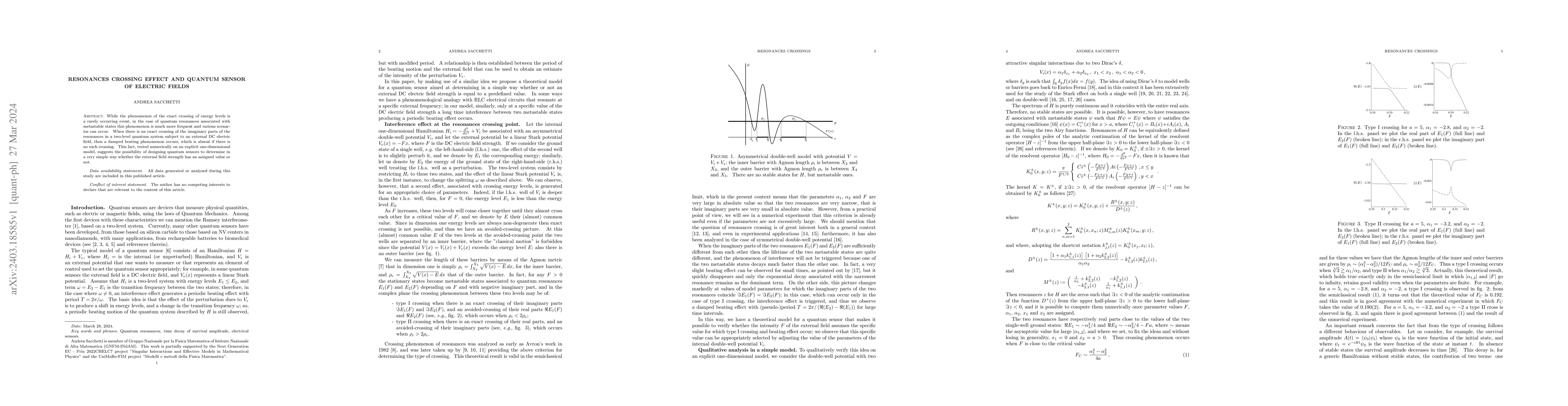 Thumbnail for Resonances crossing effect and quantum sensor of electric fields