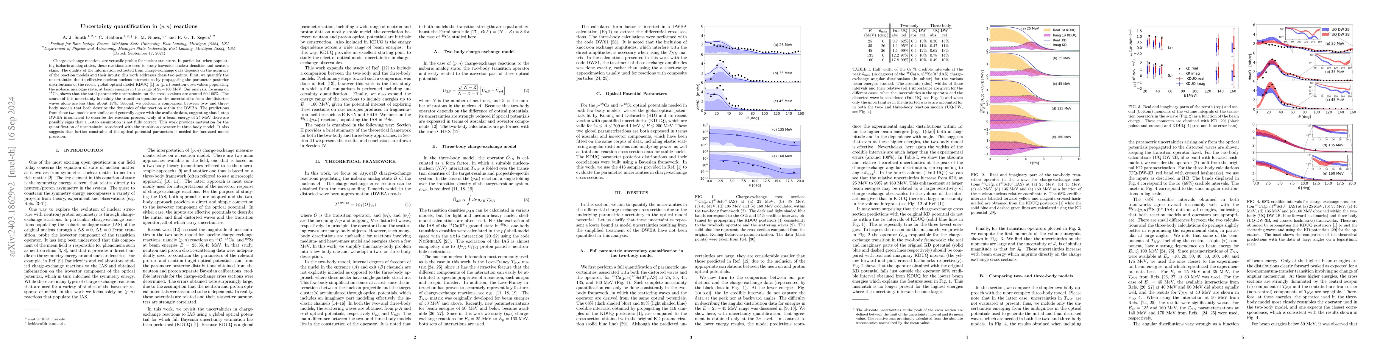 Thumbnail for Uncertainty quantification in $(p,n)$ reactions