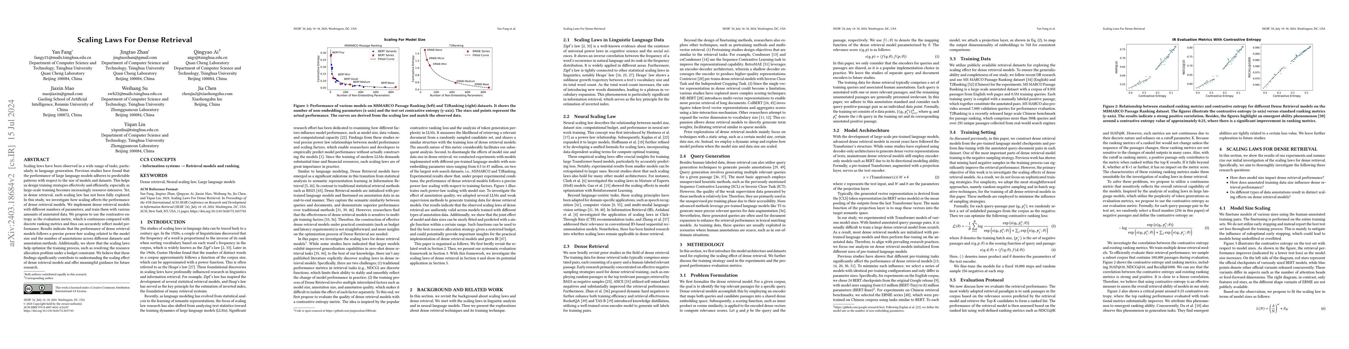 Thumbnail for Scaling Laws For Dense Retrieval