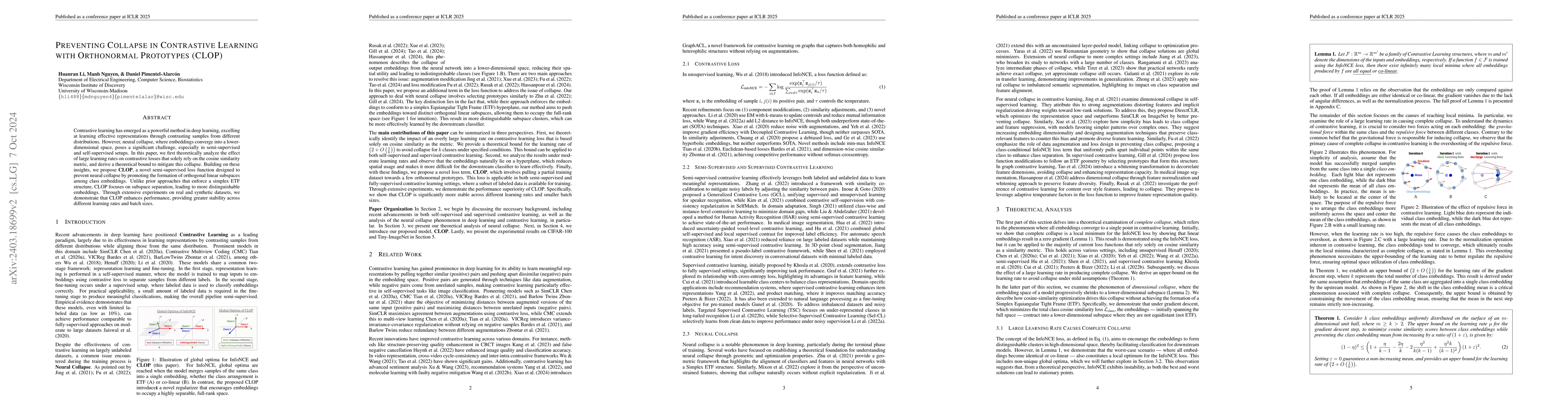 Thumbnail for Contrastive Learning with Orthonormal Anchors (CLOA)