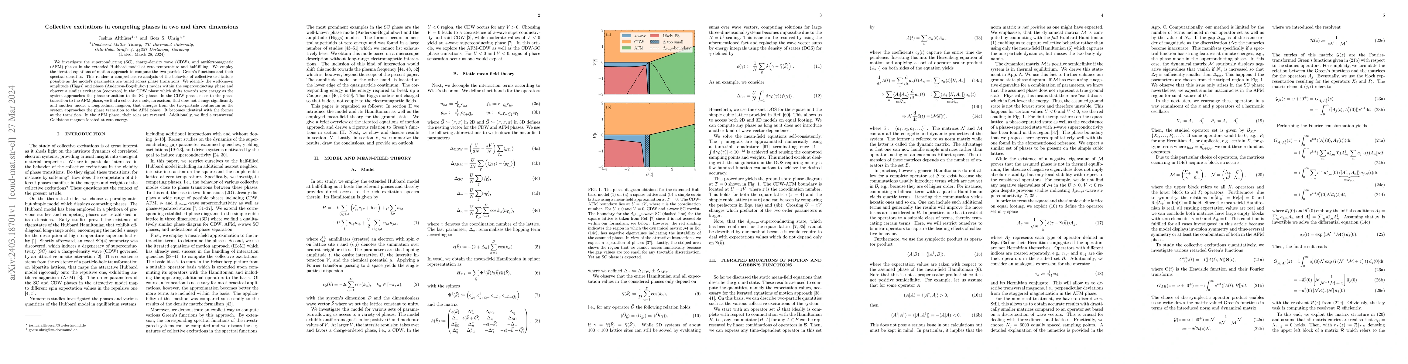 Thumbnail for Collective excitations in competing phases in two and three dimensions