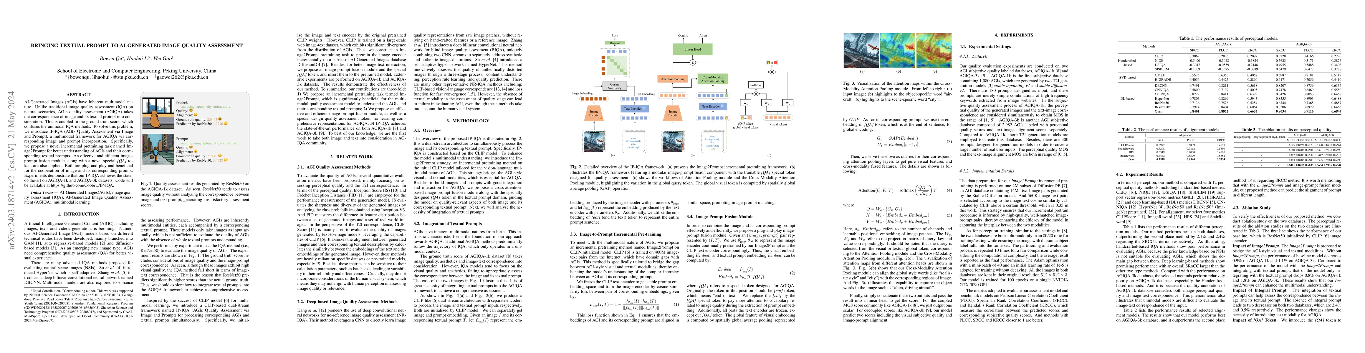 Thumbnail for Bringing Textual Prompt to AI-Generated Image Quality Assessment