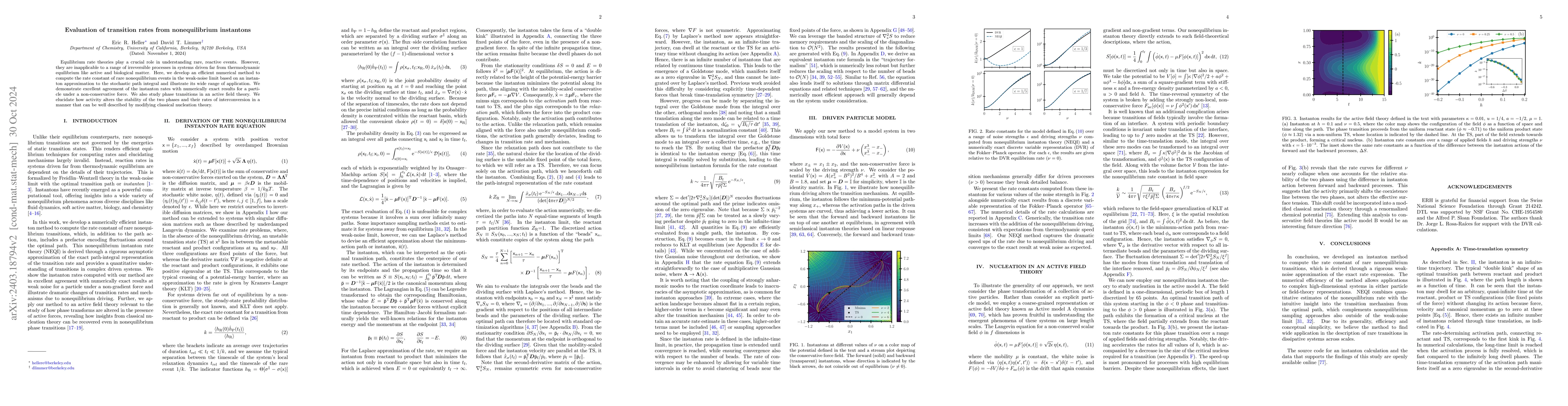 Thumbnail for Evaluation of transition rates from nonequilibrium instantons