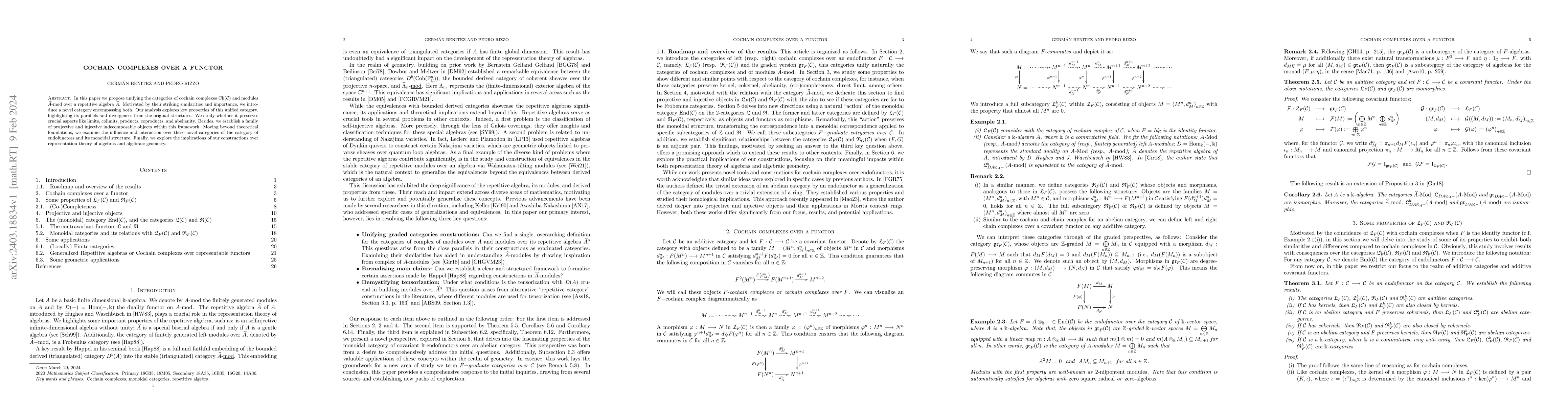Thumbnail for Cochain complexes over a functor