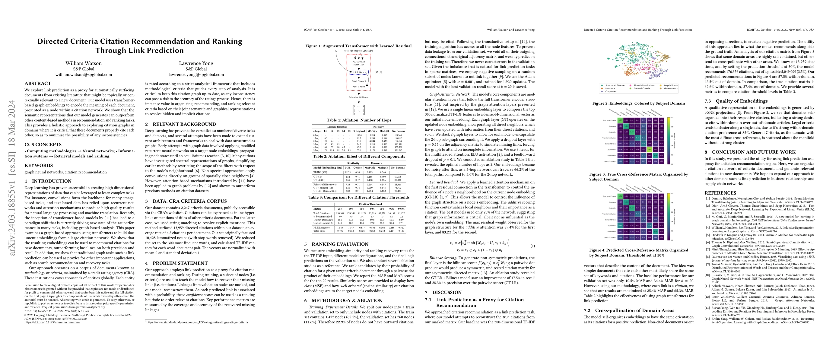 Thumbnail for Directed Criteria Citation Recommendation and Ranking Through Link
  Prediction