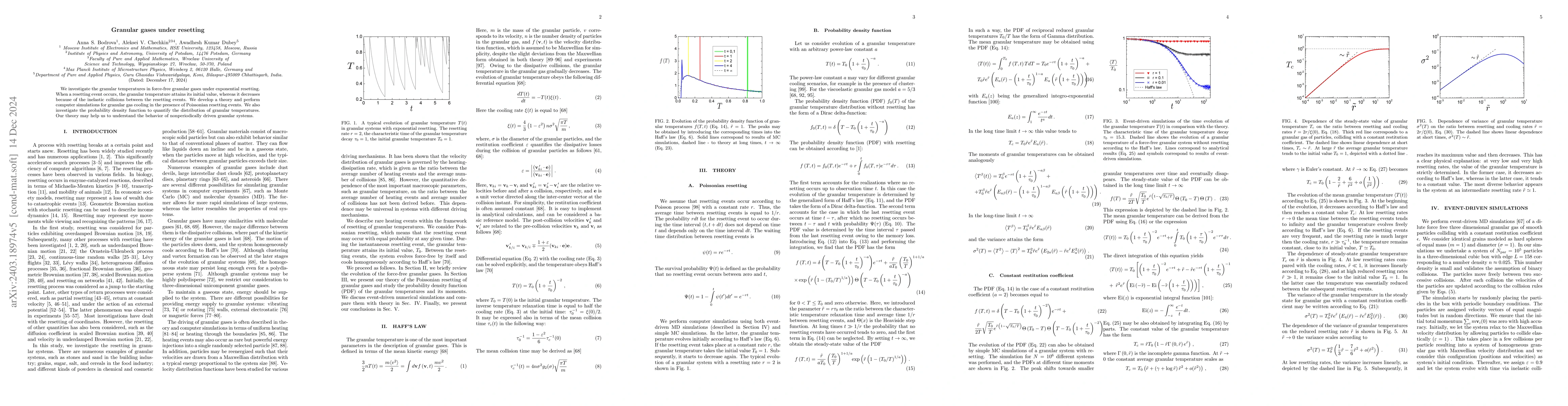 Thumbnail for Granular gases under resetting