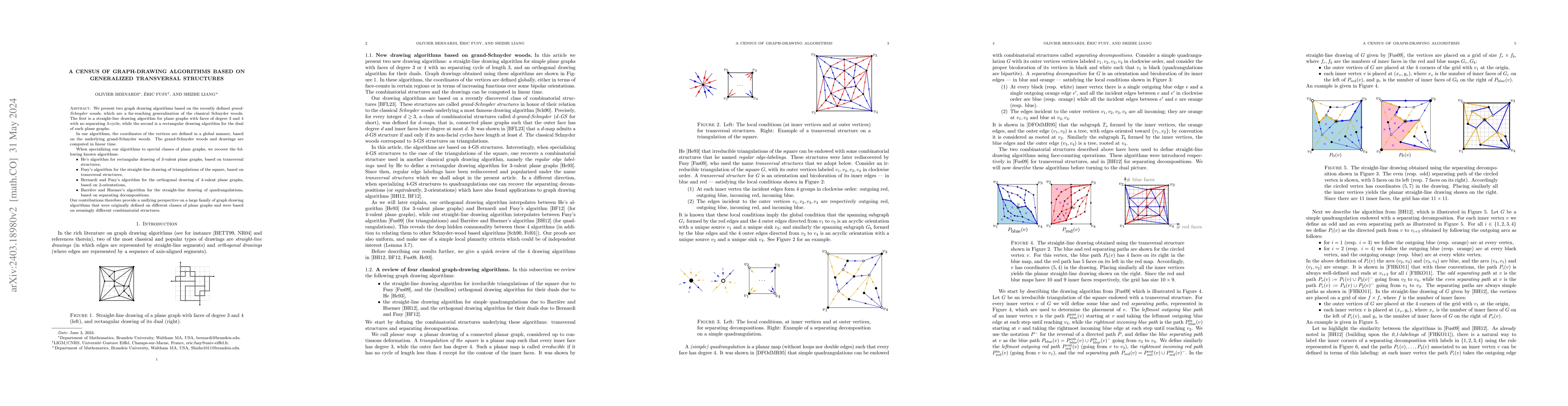 Thumbnail for A census of graph-drawing algorithms based on generalized transversal
  structures