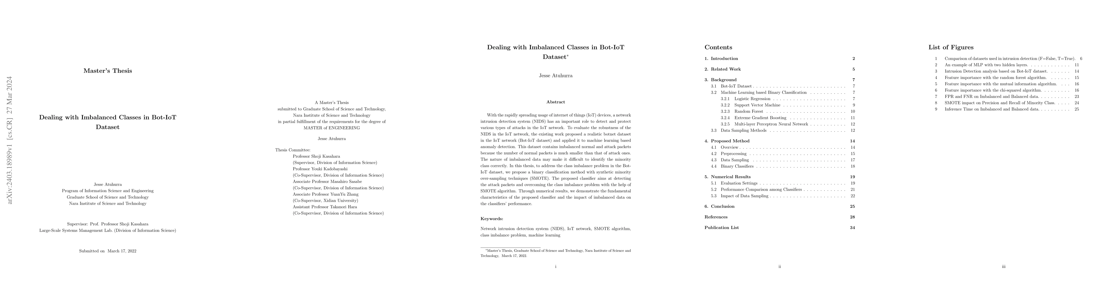 Thumbnail for Dealing with Imbalanced Classes in Bot-IoT Dataset