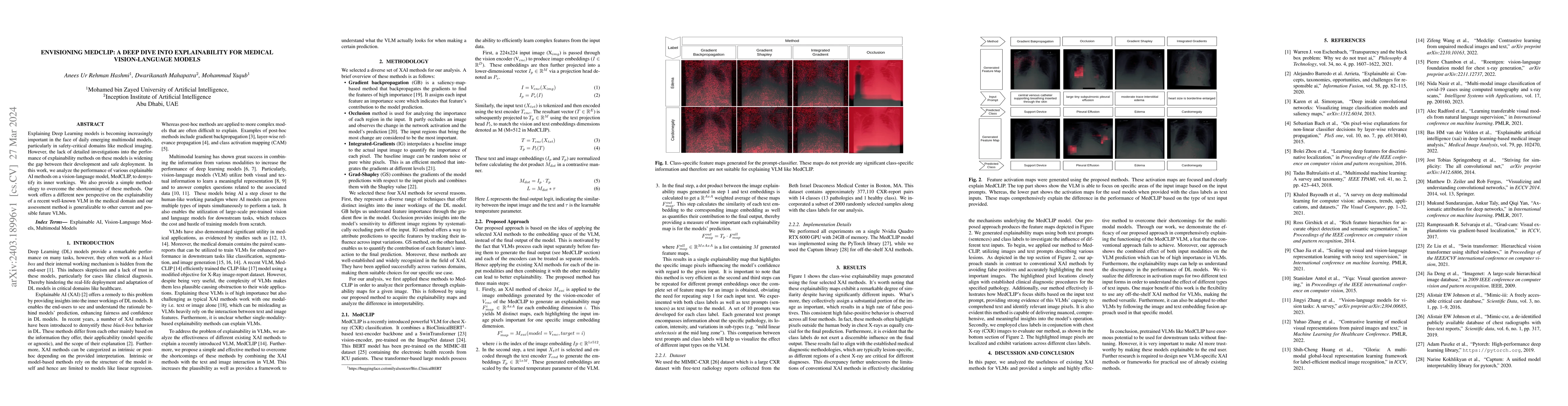 Thumbnail for Envisioning MedCLIP: A Deep Dive into Explainability for Medical
  Vision-Language Models