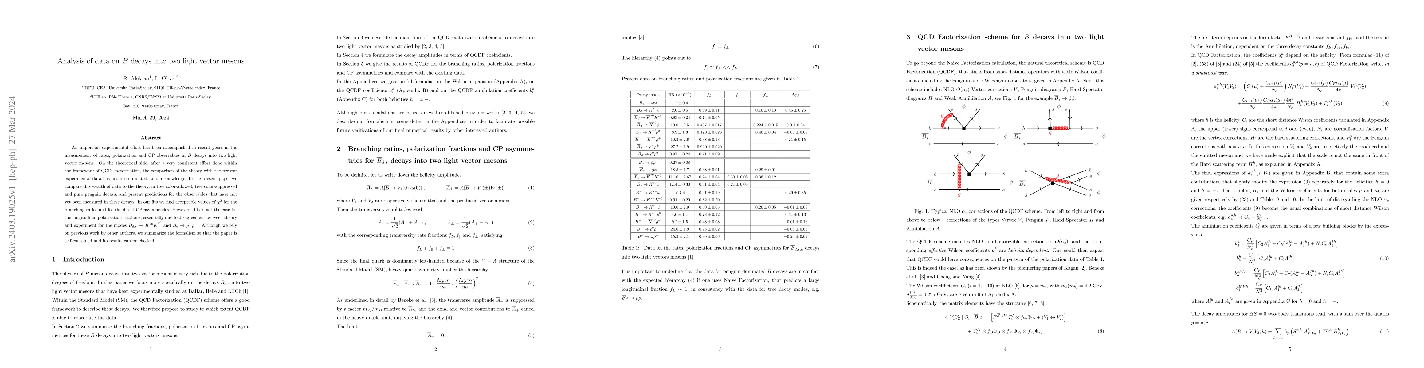 Thumbnail for Analysis of data on $B$ decays into two light vector mesons