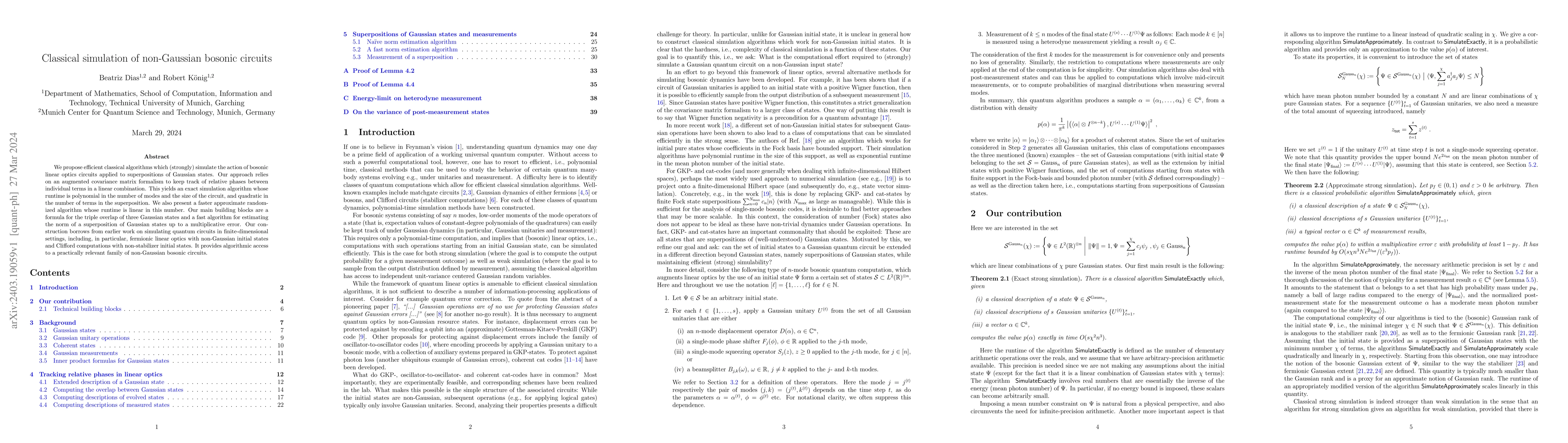 Thumbnail for Classical simulation of non-Gaussian bosonic circuits
