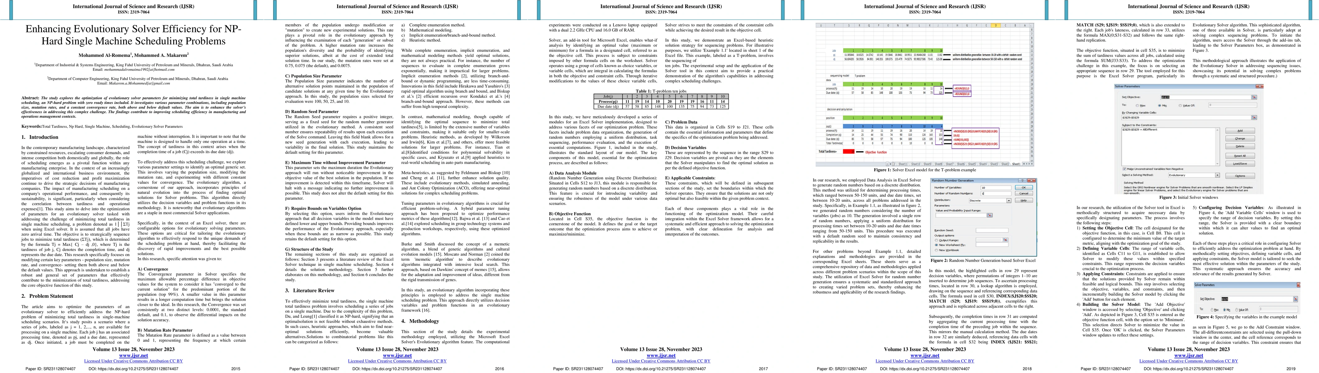 Thumbnail for Enhancing Evolutionary Solver Efficiency for NP Hard Single Machine
  Scheduling Problems