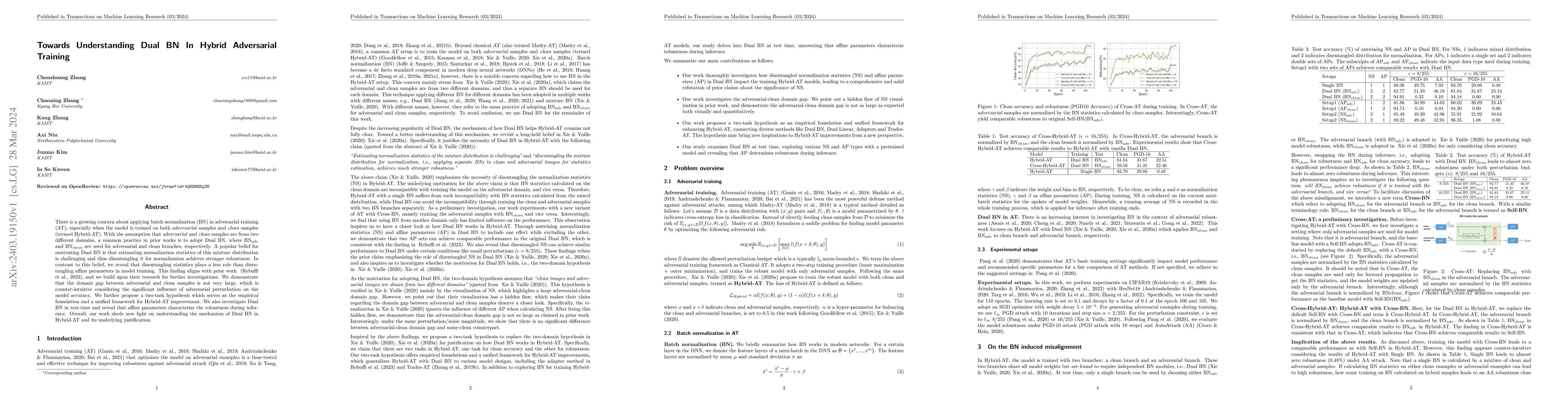 Thumbnail for Towards Understanding Dual BN In Hybrid Adversarial Training