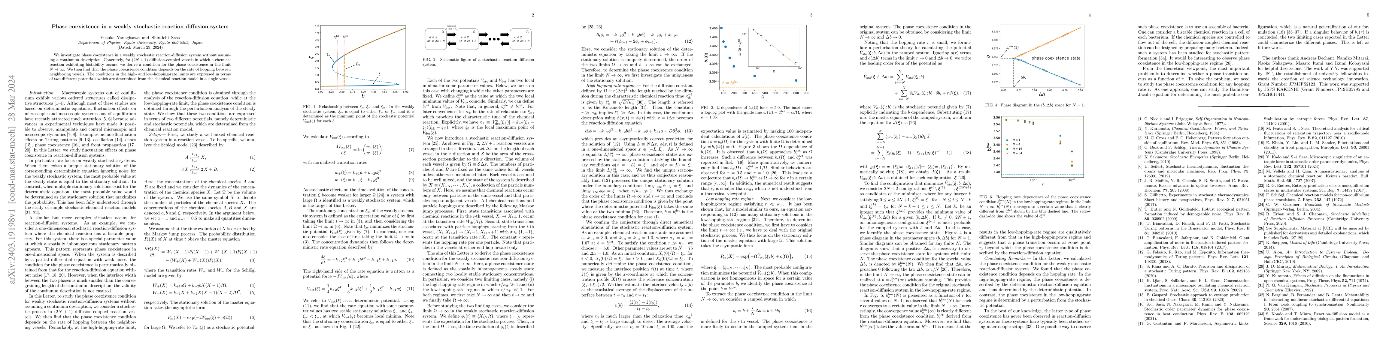 Thumbnail for Phase coexistence in a weakly stochastic reaction-diffusion system