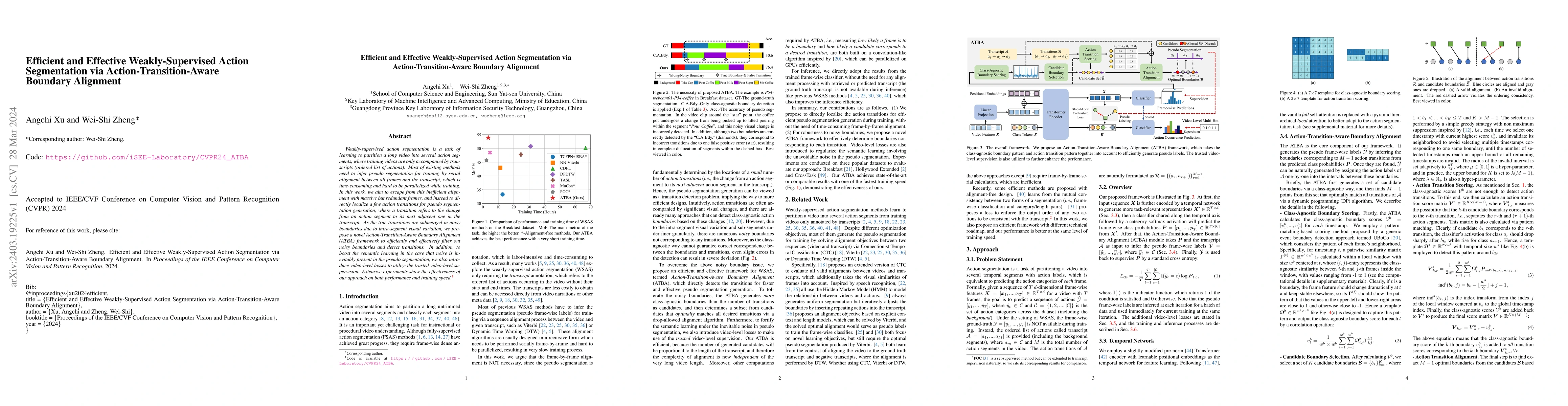 Thumbnail for Efficient and Effective Weakly-Supervised Action Segmentation via
  Action-Transition-Aware Boundary Alignment