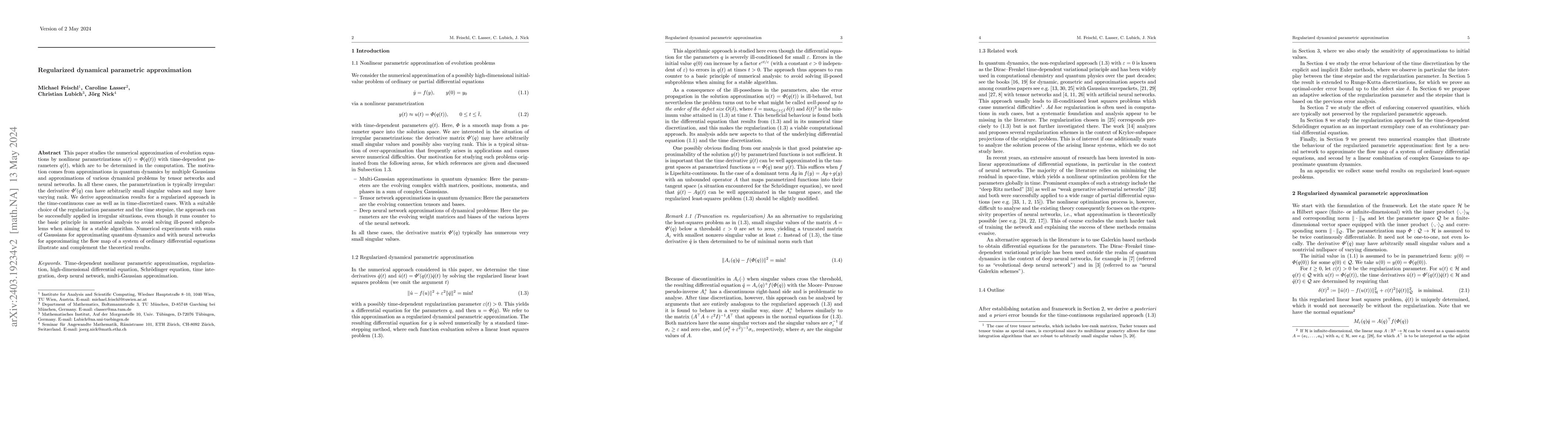 Thumbnail for Regularized dynamical parametric approximation