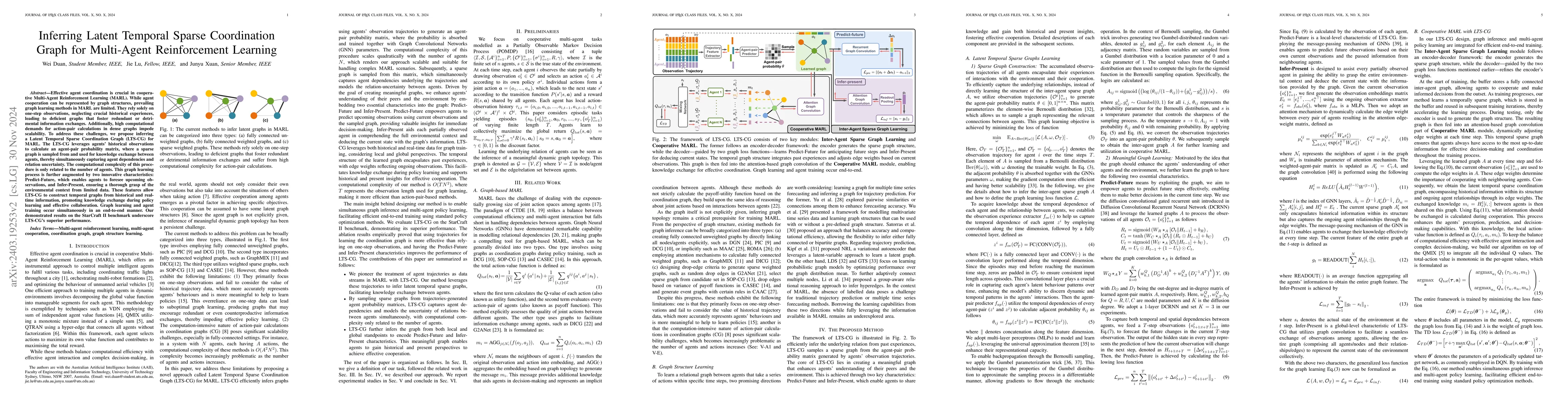 Thumbnail for Inferring Latent Temporal Sparse Coordination Graph for Multi-Agent
  Reinforcement Learning