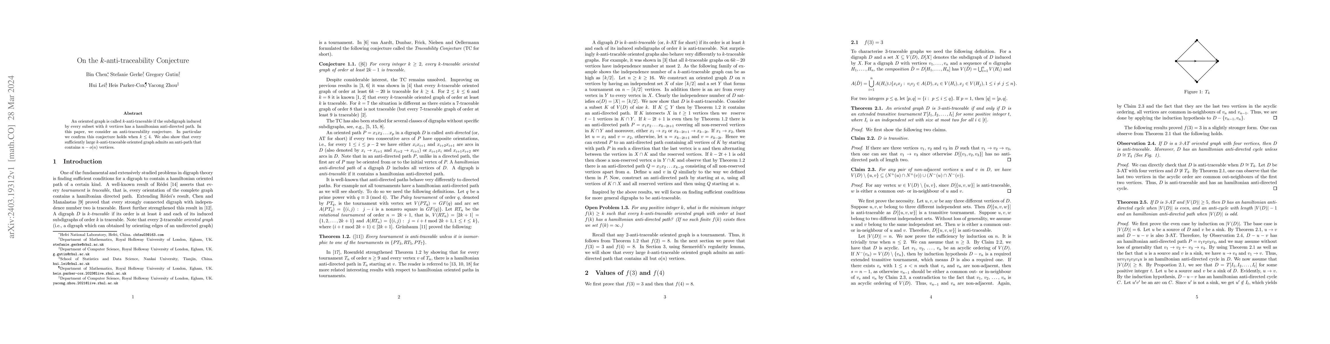 Thumbnail for On the $k$-anti-traceability Conjecture