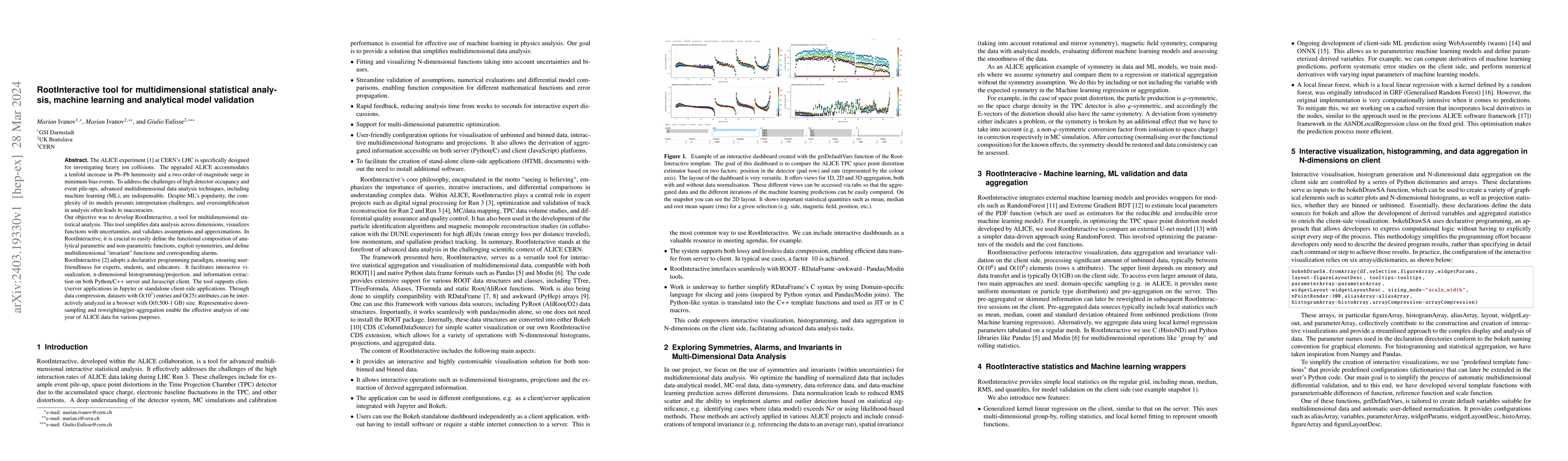 Thumbnail for RootInteractive tool for multidimensional statistical analysis, machine
  learning and analytical model validation