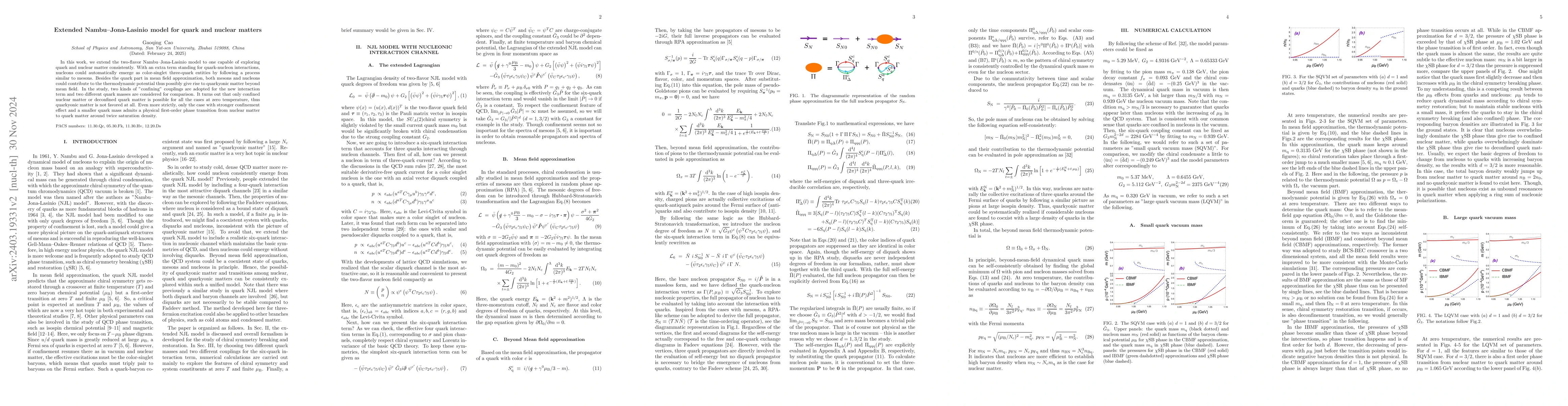 Thumbnail for An extended Nambu--Jona-Lasinio model for quark and nuclear matters