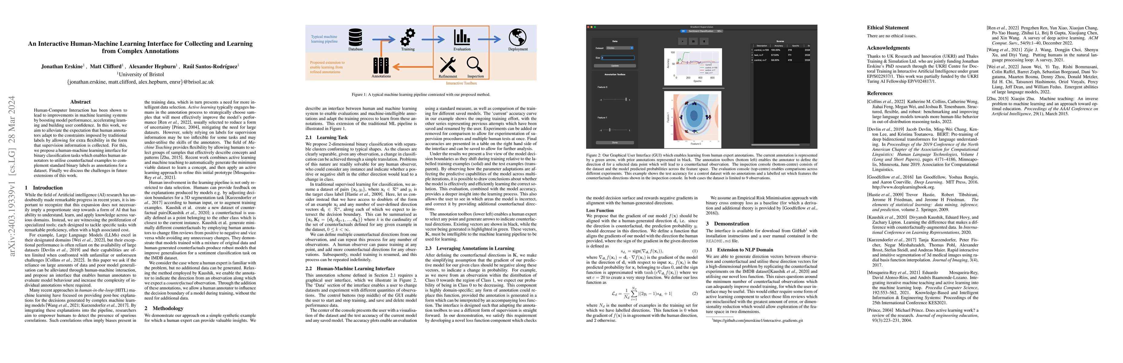 Thumbnail for An Interactive Human-Machine Learning Interface for Collecting and
  Learning from Complex Annotations