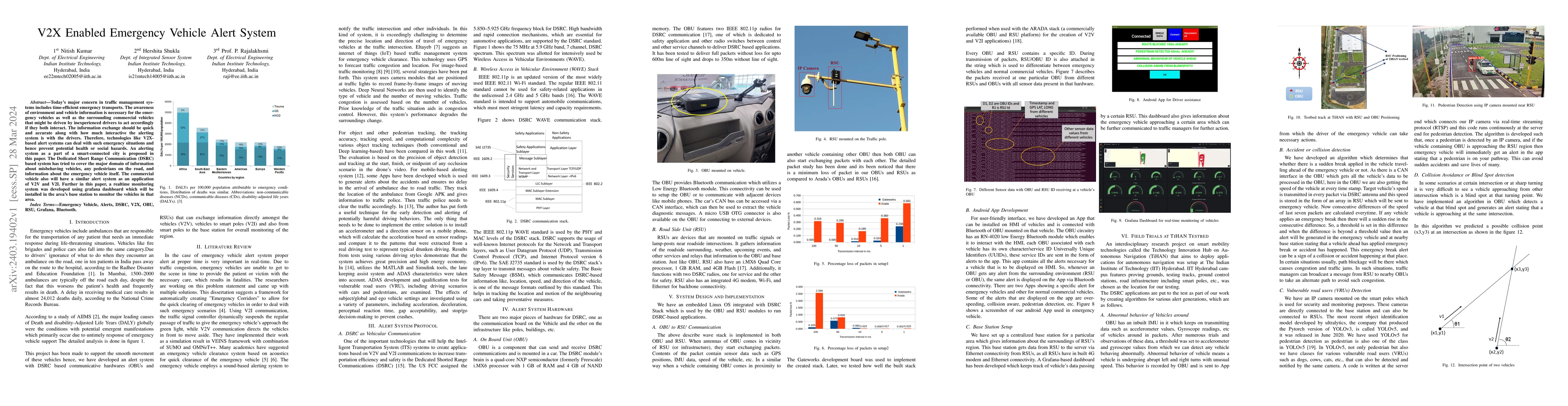 Thumbnail for V2X Enabled Emergency Vehicle Alert System