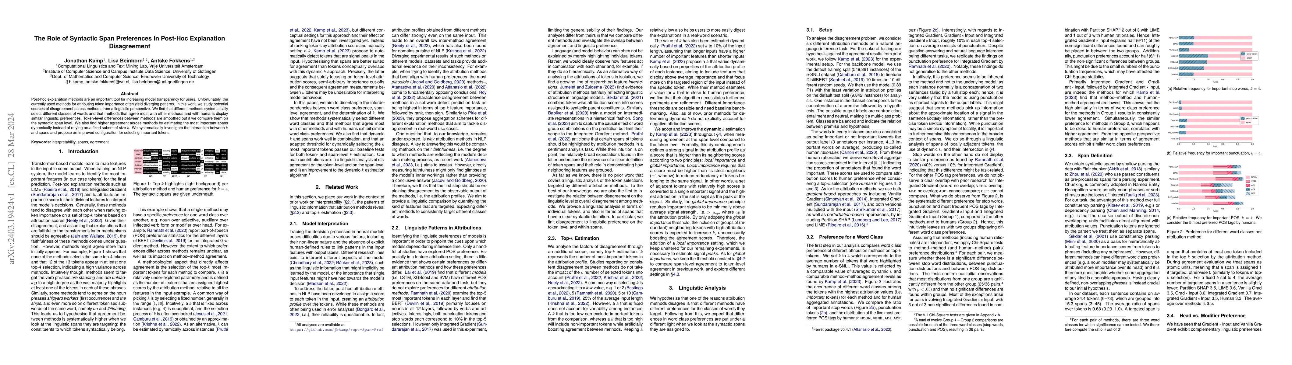 Thumbnail for The Role of Syntactic Span Preferences in Post-Hoc Explanation
  Disagreement
