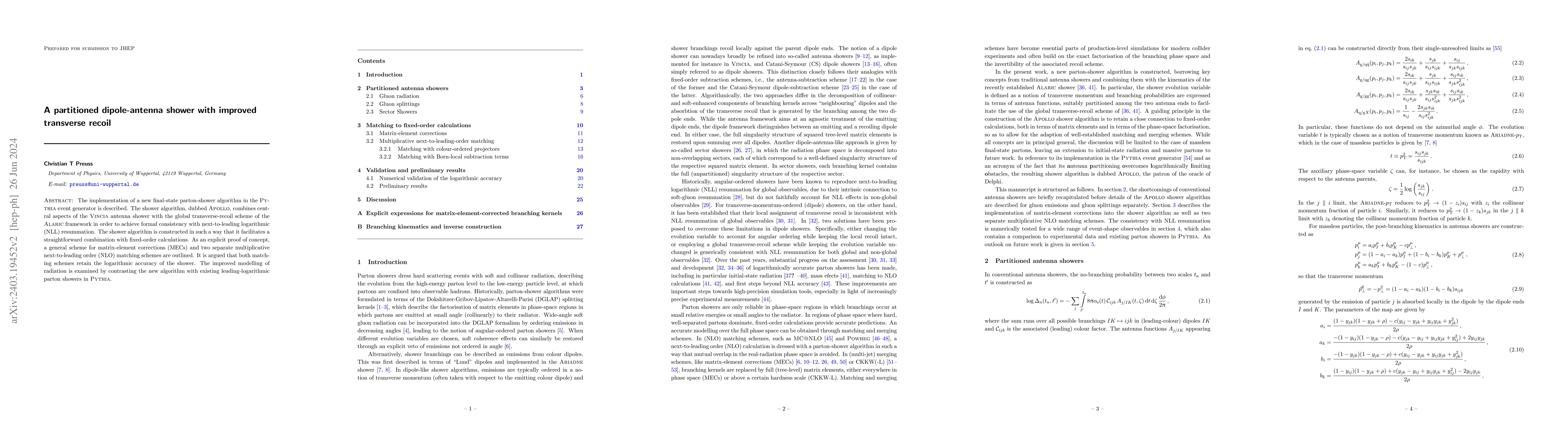 Thumbnail for A partitioned dipole-antenna shower with improved transverse recoil