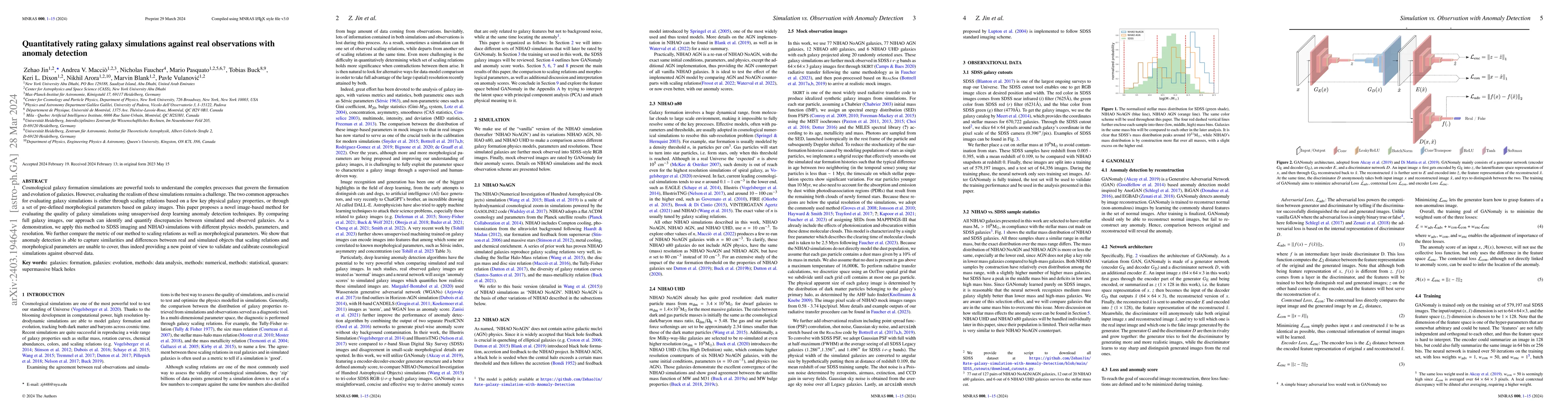 Thumbnail for Quantitatively rating galaxy simulations against real observations with
  anomaly detection