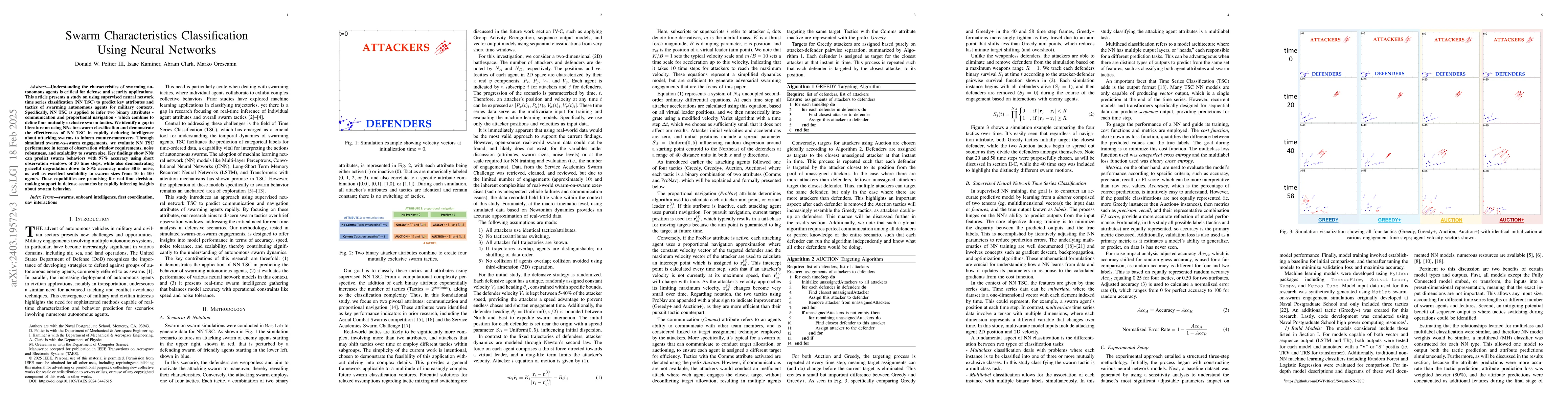 Thumbnail for Swarm Characteristics Classification Using Neural Networks